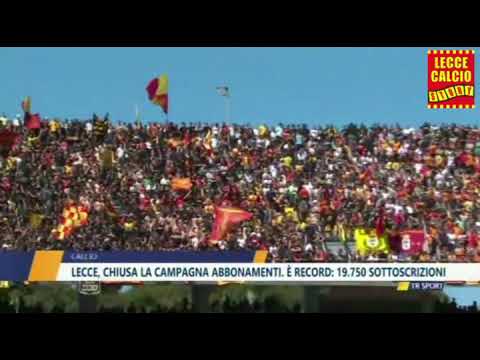 La campagna abbonamenti 2022/’23 si conclude con un nuovo record per l’U.S. Lecce: 19.750 tessere