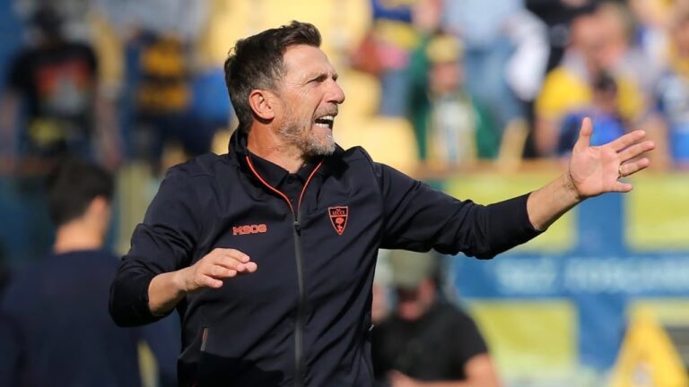 Mister Di Francesco presenta Lecce-Sassuolo