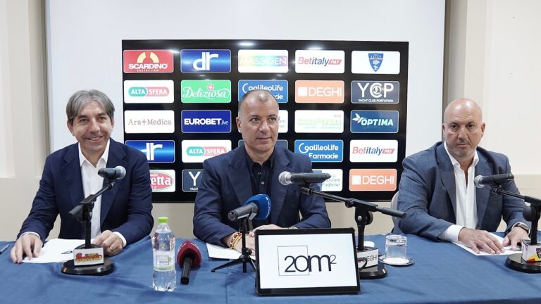 Conferenza del Presidente Sticchi Damiani, del Vicepresidente Liguori e del Direttore Trinchera