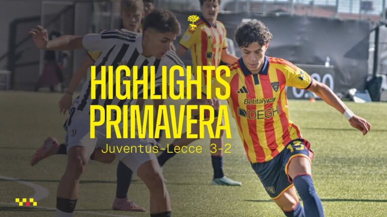 Juventus-Lecce 3-2 | HL Primavera 1 2026/27