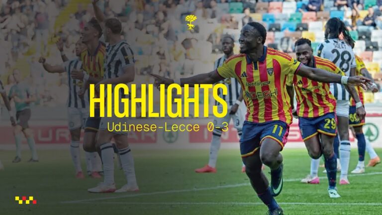 Udinese-Lecce 0-3 | HL Serie A Enilive 2026/27