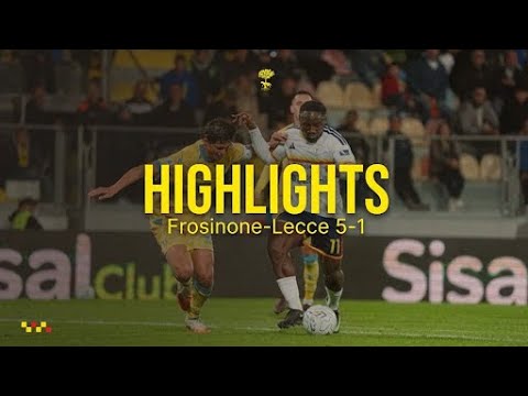 Frosinone-Lecce 5-1 | HL Serie A Enilive 2026/27